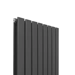 Designer Flat Radiator - 1800 x 560mm - Anthracite