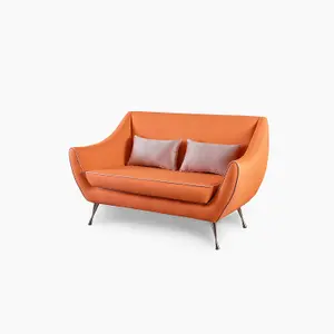 Emelda Grace Rita Small Sofa - Orange