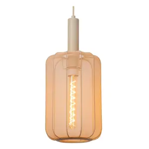 Lucide CORINA - Pendant light - 3xE27 - Cream