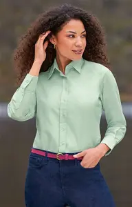 House Of Bruar Ladies Cotton Oxford Shirt