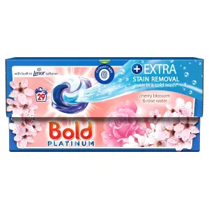 Bold All-in-1 Pods Platinum Cherry Blossom & Rose Water 29 Washes x 3