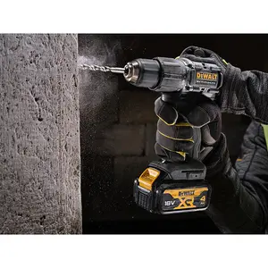 Dewalt DCD100N Black 18v XR Brushless Compact Combi Hammer Drill 100 Year + Case