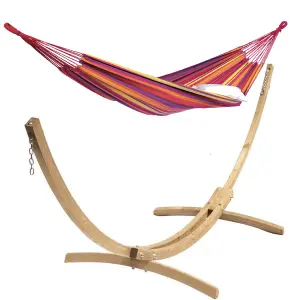 Tahiti Hammock Wooden Set Vulcano