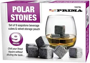 9Pc Polar Stones Beverage Cubes Whisky Cold Drinks Bar Reusable Summer