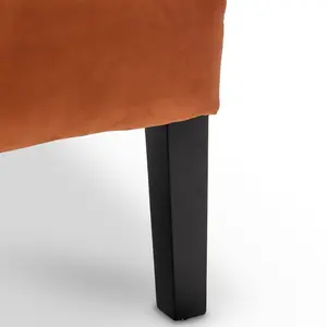 Velvet Orange Gabriella Accent Chair