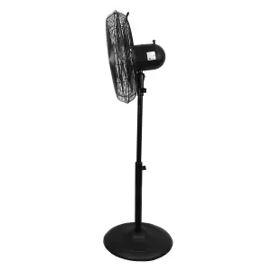 Igenix DF1660BL Pedestal Fan, 16 Inch, Oscillating, 3 Speeds