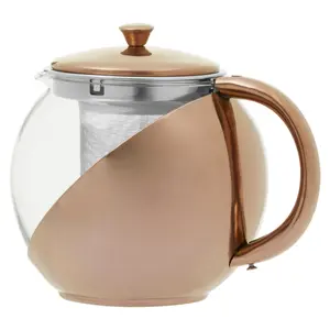 Maison by Premier Stainless Steel Teapot With Copper Finished Infuser