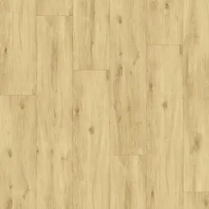 GoodHome Lulea Authentic Natural Wood effect Laminate Flooring, 2.543m²