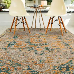 Multicolor Modern Easy to Clean Abstract Geometric Rug For Dining Room-160cm X 230cm