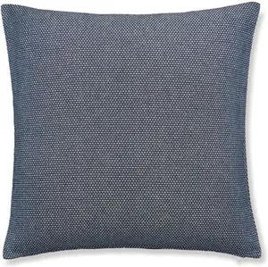 Dunelm Easton Dobby Floor Cushion, Sports, Blue, Navy, 100% Cotton