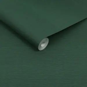 Stitch Please Jungle Green Textured Plain Wallpaper