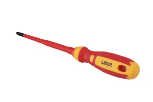 Laser Tools 8450 VDE 1000V Insulated PzDrive Screwdriver PZ1 x 100mm