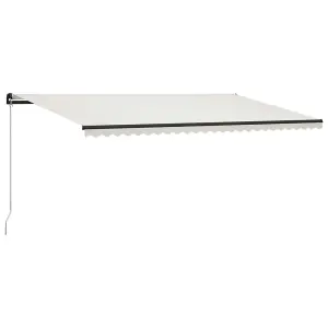 Berkfield Manual Retractable Awning 600x300 cm Cream