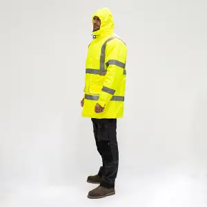 Timco - Hi-Visibility Parka Jacket - Yellow (Size Medium - 1 Each)