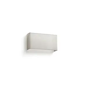 Luminosa Otton Rectangle Horizontal Linen Wall Lamp 2L