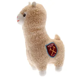 West Ham United FC Llama Plush Toy Cream (One Size)