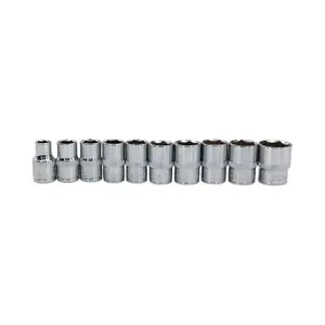 1/2" Drive Metric Shallow Socket And Accessory Set 10mm - 24mm 12pc Set