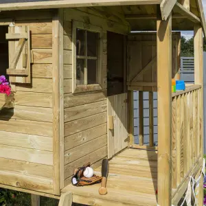 Rowlinson Lookout Apex Shiplap Wooden Playhouse