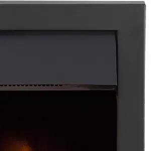 Adam Blenheim Electric Fire in Black