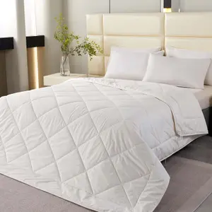 Homescapes Premium Light Wool Duvet - Cool & Washable - Super King