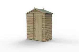 4LIFE Apex Shed 5x3 - Single Door - No Window