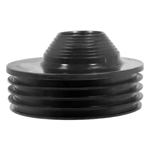 SPARES2GO 110mm Waste Reducer 32mm 40mm 50mm Push Fit Soil Pipe Drainage System Adaptor (Black)