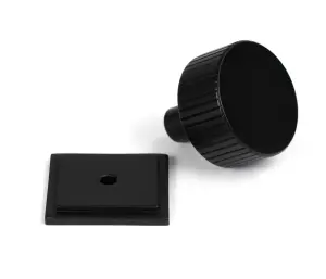 From The Anvil Matt Black Judd Cabinet Knob - 32mm (Square)