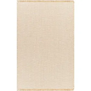 PAVI Becki Owens x Surya Solid and Border Boho Jute Area Rug 160 x 213 cm