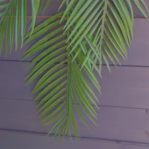 120cm Artificial Hanging Palm Leaf Plant