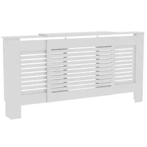 Vida Designs Milton Adjustable White MDF Radiator Cover