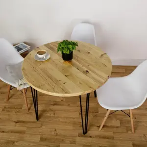 Off the Grain Wood Circular Dining Table - Wooden 100cm Diameter - Table Only