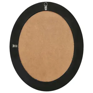 Berkfield Wall Mirror Baroque Style 50x60 cm Black