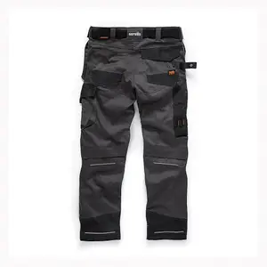 Scruffs Pro Flex Trousers with Holster Pockets Graphite Grey Trade - 34S