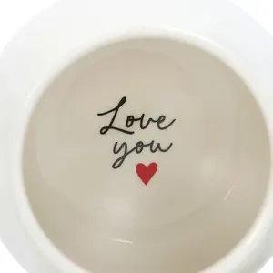 Something Different Love You Heart Mug White/Red (One Size)