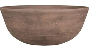 Primrose Garden Cortina Wood Effect Resin Bowl Planter Plant Pot 23cm