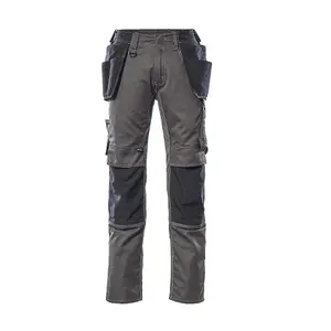 Mascot Unique Lightweight Trousers with Holster Pockets (Dark Anthracite/Black)  (31.5) (Leg Length - Regular)