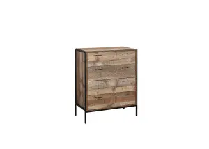 Birlea Urban 4 Drawer Chest Rustic