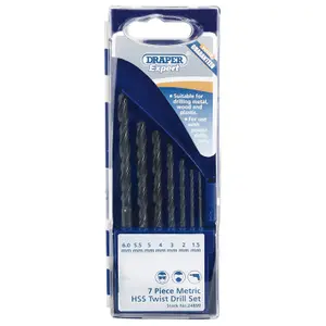 Draper Metric HSS Drill Set (7 Piece) 24899