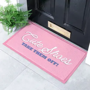 Cute Shoes But Take Them Off Indoor & Outdoor Doormat - 70x40cm