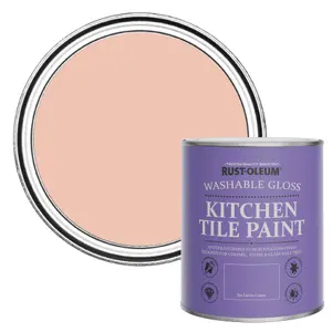 Rust-Oleum Coral Gloss Kitchen Tile Paint 750ml