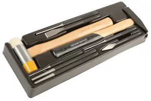 Laser Tools 6595 9pc Hammer and Chisel Kit