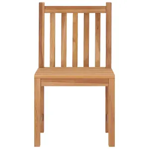 Berkfield Garden Chairs 4 pcs Solid Teak Wood