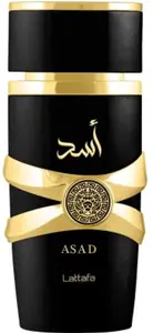 Lattafa Asad Premium Perfume Refreshing Oud And Musk Fragrances Eau De Parfum 100 Ml Perfume For Unisex (Pack Of 1), 100 Ml (Pack Of 1)