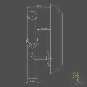 Brass Stair Handrail Kit - 3.6m X 40mm