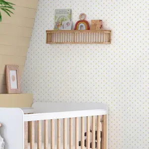 Laura Ashley Wood Violet Ochre Kids Smooth Wallpaper