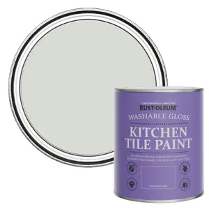 Rust-Oleum Winter Grey Gloss Kitchen Tile Paint 750ml