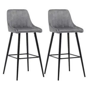 Bar Stool Wifrith (Set of 2) Grey