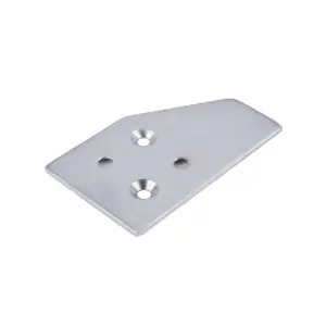 Sash Heritage Spare Striker Plate for Sash stops - 48mm x 28mm - Satin Chrome