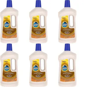 Pledge Gentle Wood Floor Cleaner - 750ml (320812) (Pack of 6)