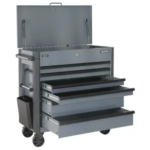 Superline Pro Tool Trolley 6 Drawer With Ball Bearing Slides Grey AP366G